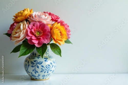 Wallpaper Mural Beautiful flowers arranged in a decorative vase, blossoms, beauty, floral Torontodigital.ca