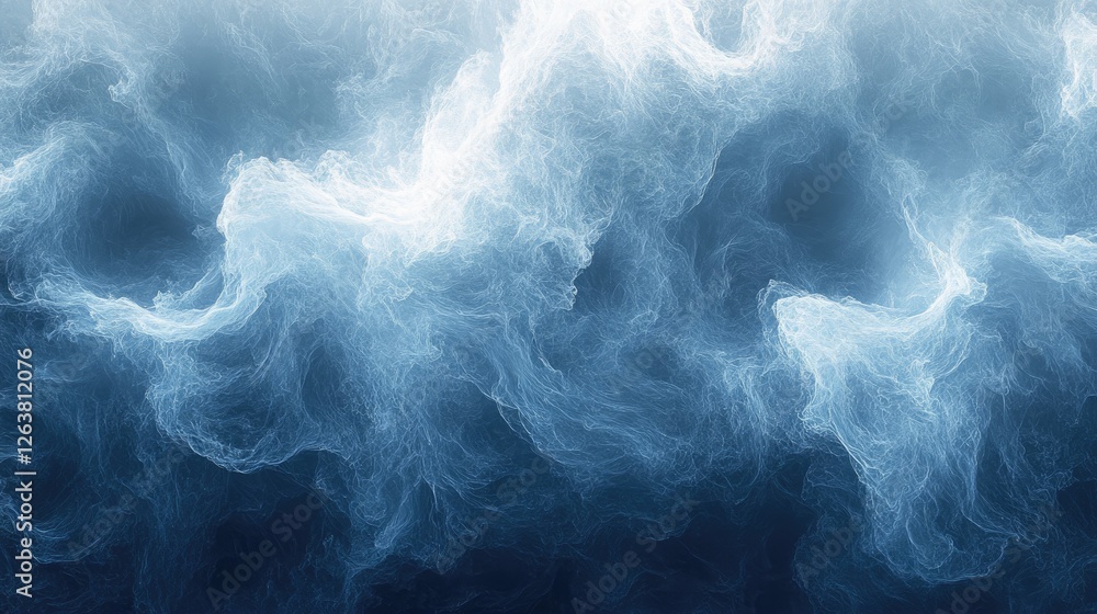 Obraz premium Abstract swirling cloudscape, atmospheric effect, dynamic motion