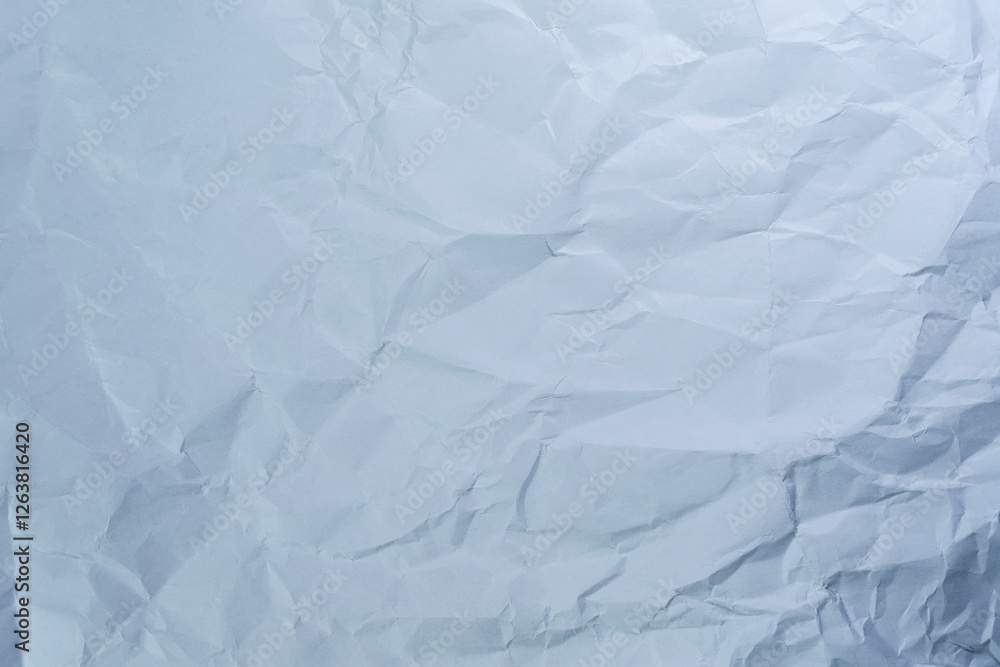 Obraz premium Wrinkled white paper texture background