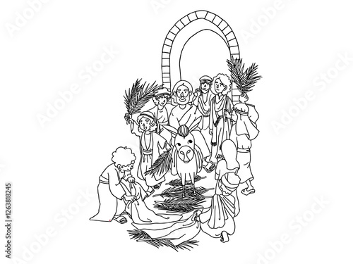 Tablou pe pânză Palm Sunday