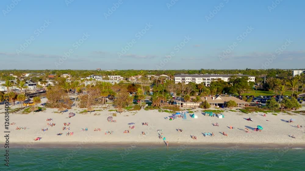 Naples Beach Florida stock video 2025 Naples Beach Florida stock video 2025