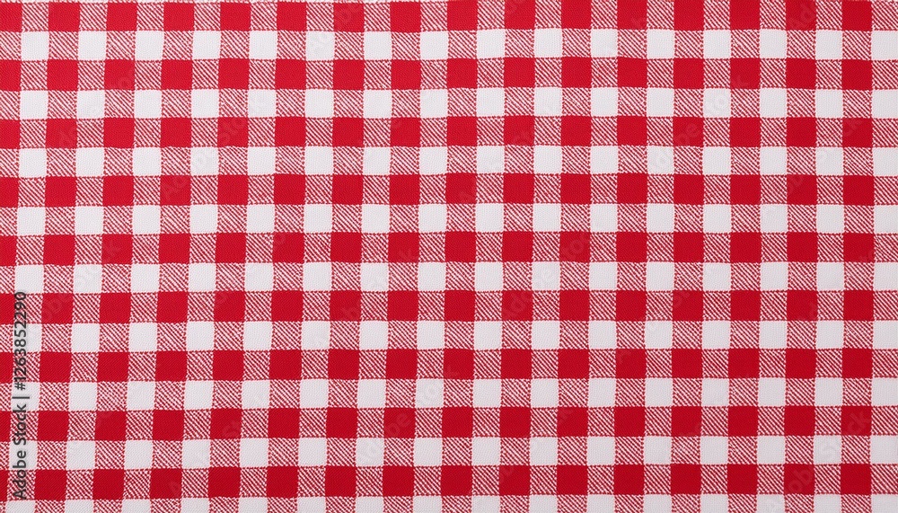 Red and white checkered tablecloth pattern. Tablecloth seamless pattern. Red color. Red and white checkered tablecloth pattern. Tablecloth seamless pattern. Red color.