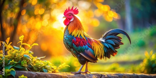Fashion meets farm: a free-range Australorp rooster rocks stylish clothes in breathtaking photography.