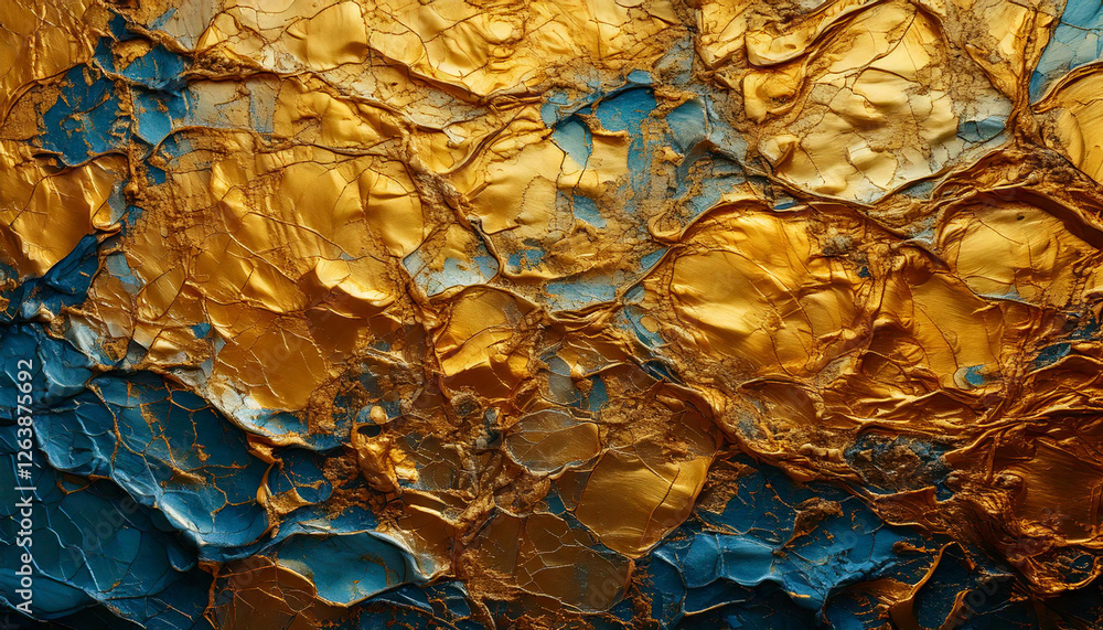 Obraz premium close up painting structure texture pattern wallpaper