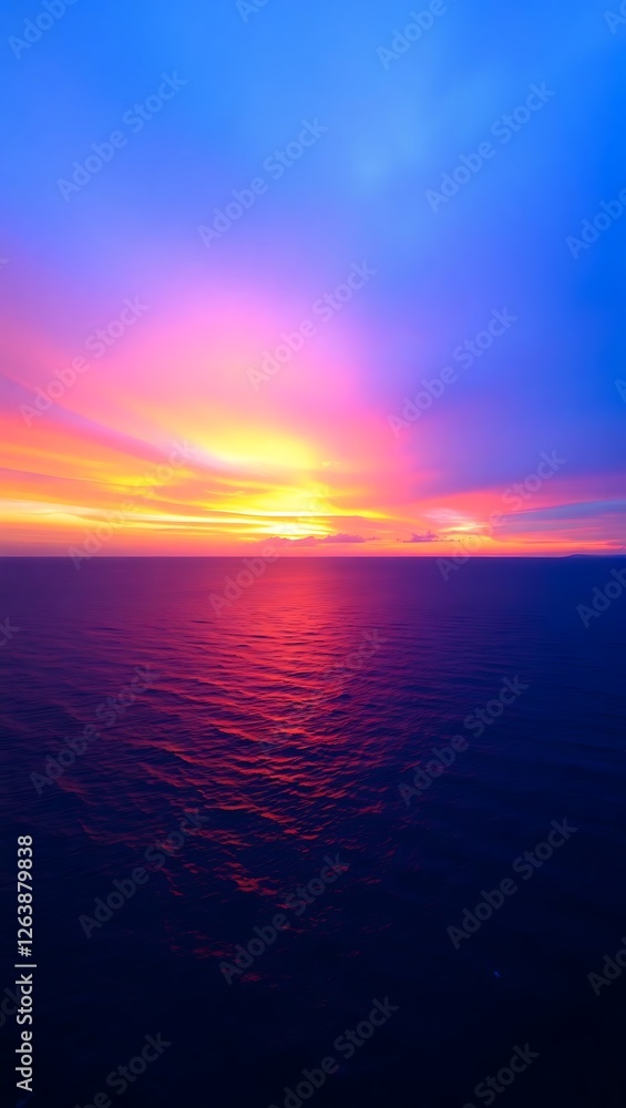 Obraz premium sunset in the sea