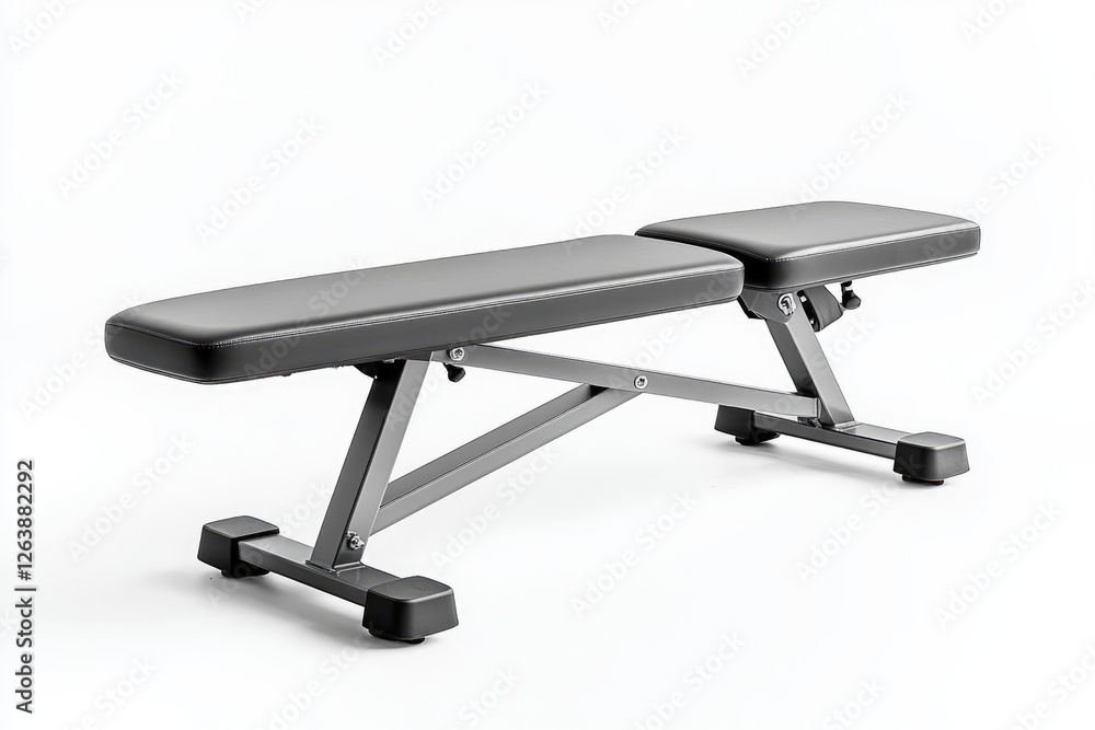 Sleek and Modern Adjustable Workout Bench for Home Fitness, Gym Exercises, Strength Training, Weightlifting, and Bodybuilding Sessions Sleek and Modern Adjustable Workout Bench for Home Fitness, Gym Exercises, Strength Training, Weightlifting, and Bodybuilding Sessions