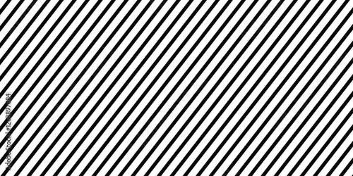 Diagonal pattern black lines background. Simple repeat ornament. Vector illustration.