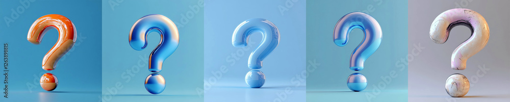 Creative Representations of Question Marks in Various Designs