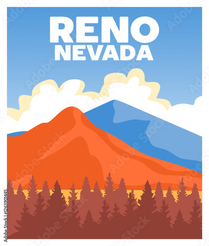 reno nevada with beautiful natural views