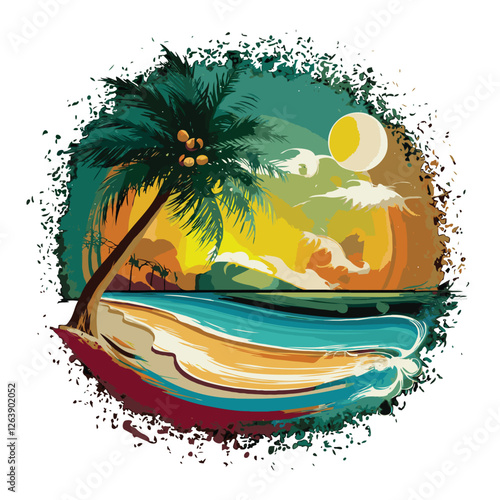 Summer Vibes T Shirt Design