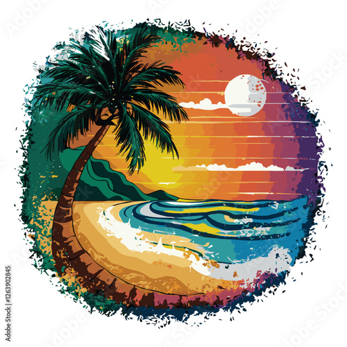 Summer Vibes T Shirt Design