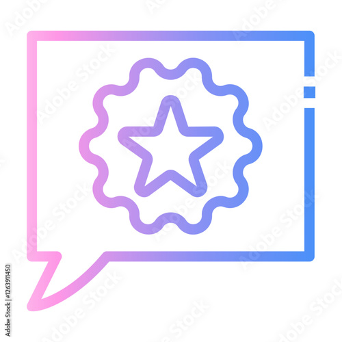 featured Line Gradient Icon