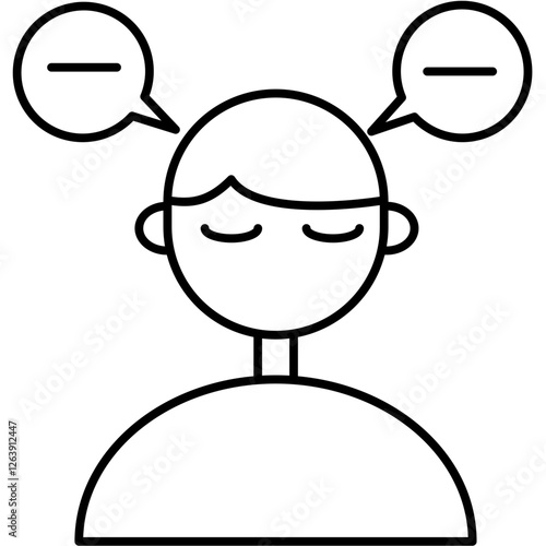 Negative Thoughts Icon