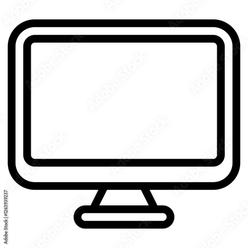 Stylish Minimalist Computer Monitor for Home or Office