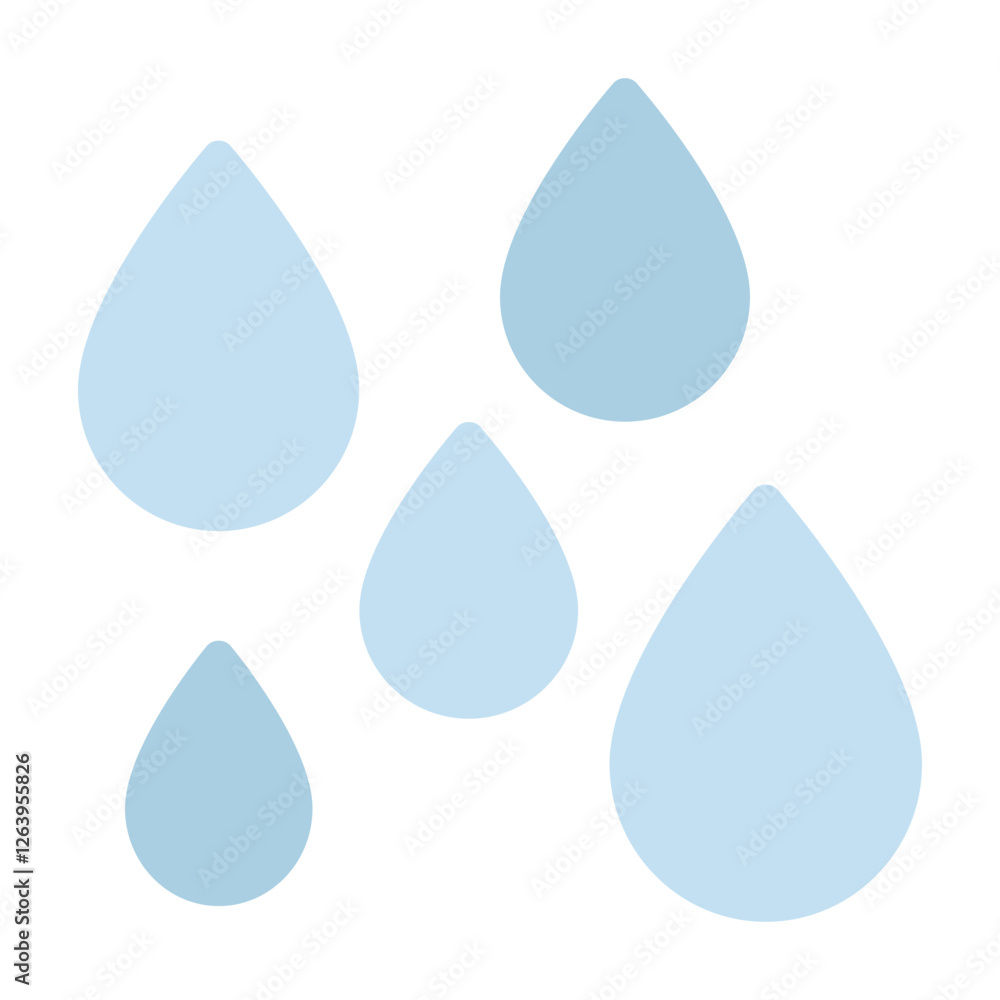 Stylish Water Drop Icons for Design Use Stylish Water Drop Icons for Design Use