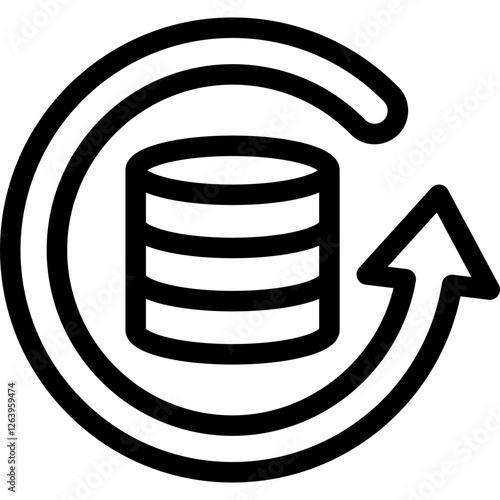 Data recovery Icon