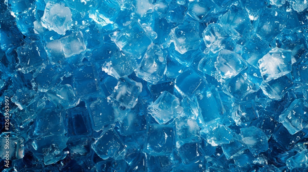 Obraz premium icecube background,icecubes texture,icecubes wallpaper,ice helps to feel refreshed and cool water from the icecubes helps the water refresh your life and feel good.ice drinks for refreshment business.