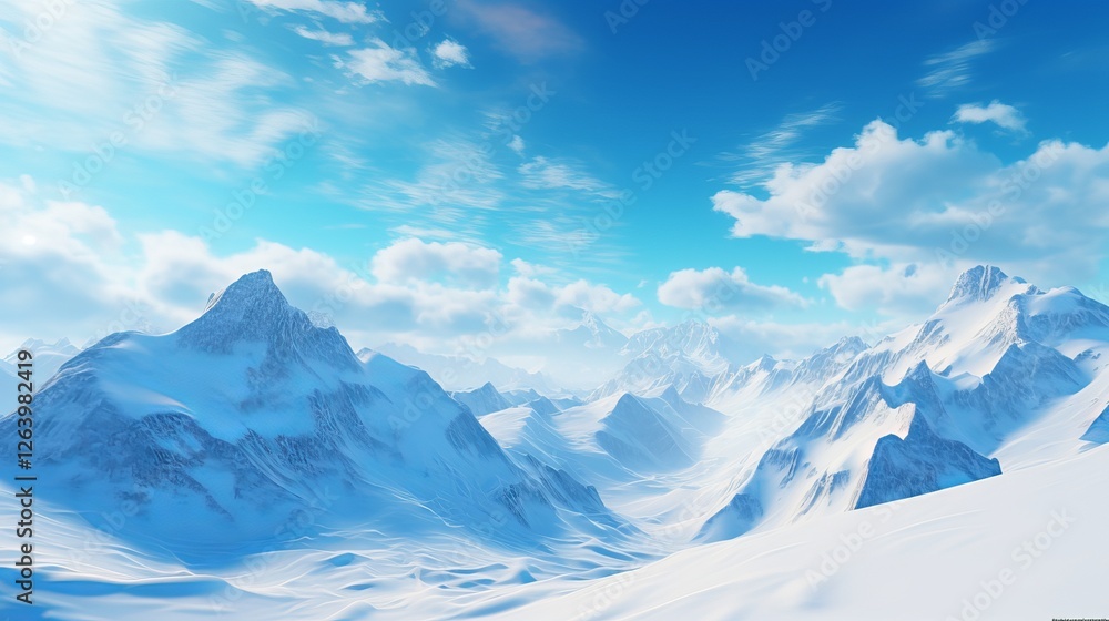 mountain landscape with blue sky mountain landscape with blue sky