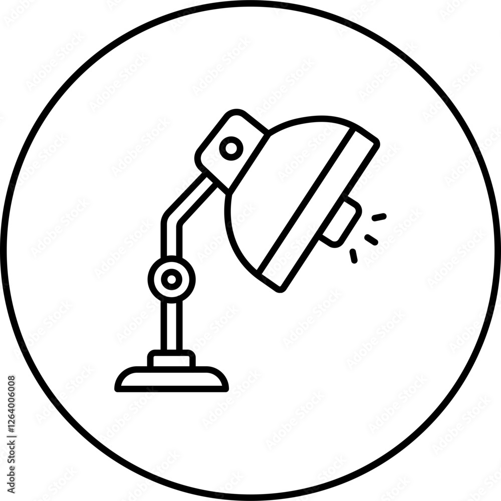 Desk Lamp Icon Desk Lamp Icon