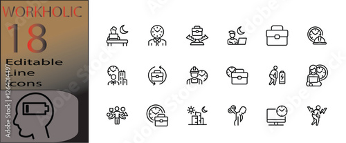 workaholic icon set cannot be edited already expanded and merged