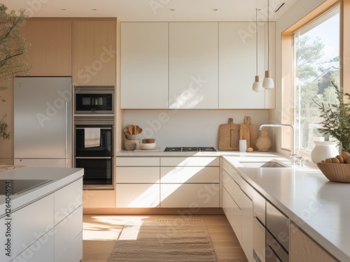 Modern Minimalist Kitchen Design With Natural Light