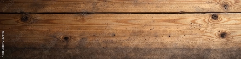 Fototapeta premium Wooden table surface with cracks and scratches, rustic, wooden texture