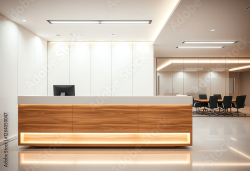 Modern Minimalist Office Reception