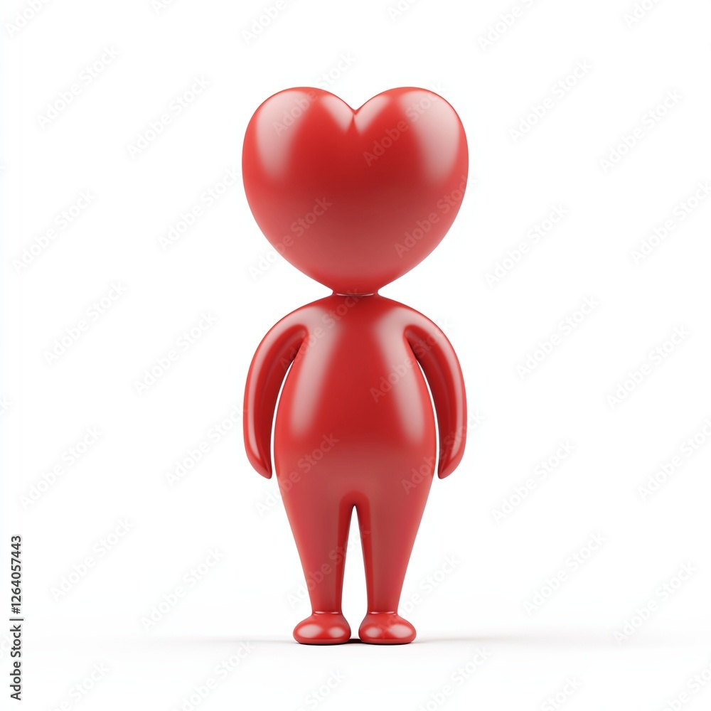 Cupid, 3d style imitation, cartoon icon, white background Cupid, 3d style imitation, cartoon icon, white background