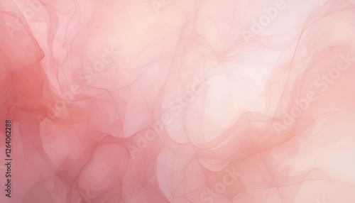 This image displays a soft pastel pink abstract visual with flowing textures and a gentle gradient, creating a harmonious and serene visual effect, perfect for modern decor.pink abstract background

