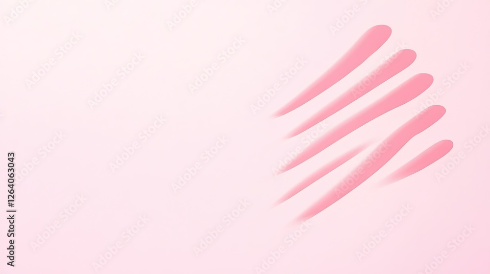 Obraz premium Soft pink background with subtle brush strokes creating an artistic, minimalist effect