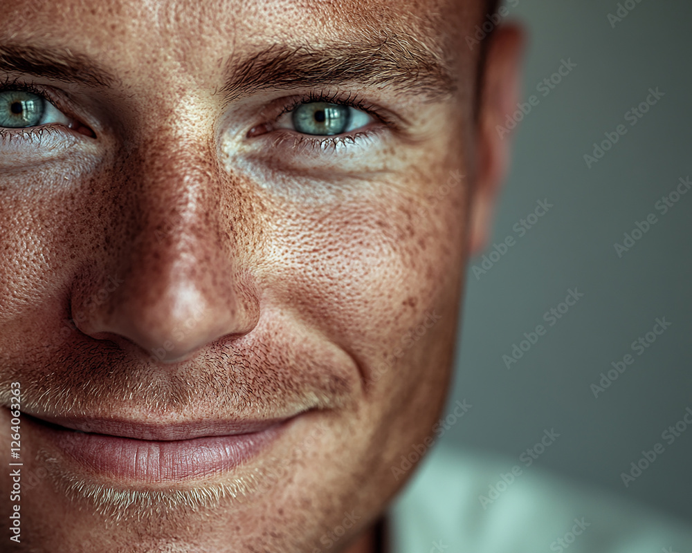 Man portrait on white background Man portrait on white background