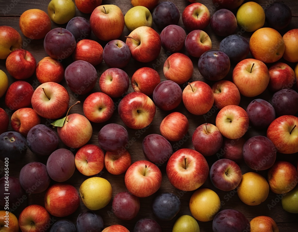 Apples , top view. Poster, banner, background. The harvest of apples. Apples , top view. Poster, banner, background. The harvest of apples.