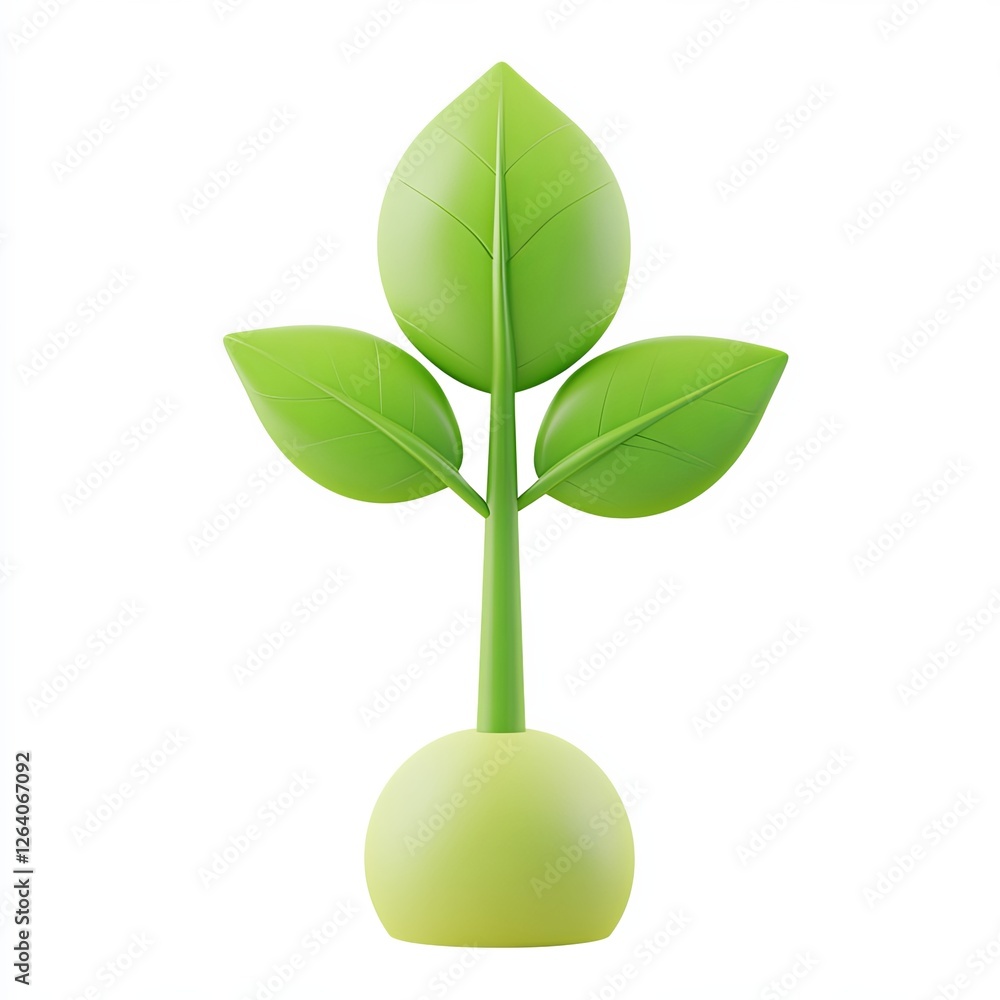 eco awards, 3d style imitation, cartoon icon, white background eco awards, 3d style imitation, cartoon icon, white background