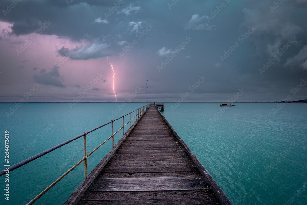 Fototapeta premium The Robe Jetty in South Australia.