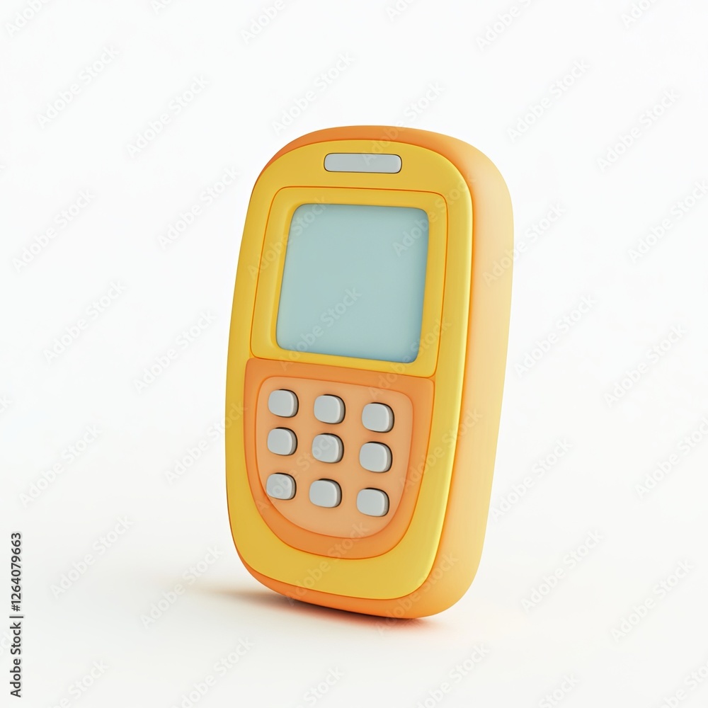device, 3d style imitation, cartoon icon, white background device, 3d style imitation, cartoon icon, white background