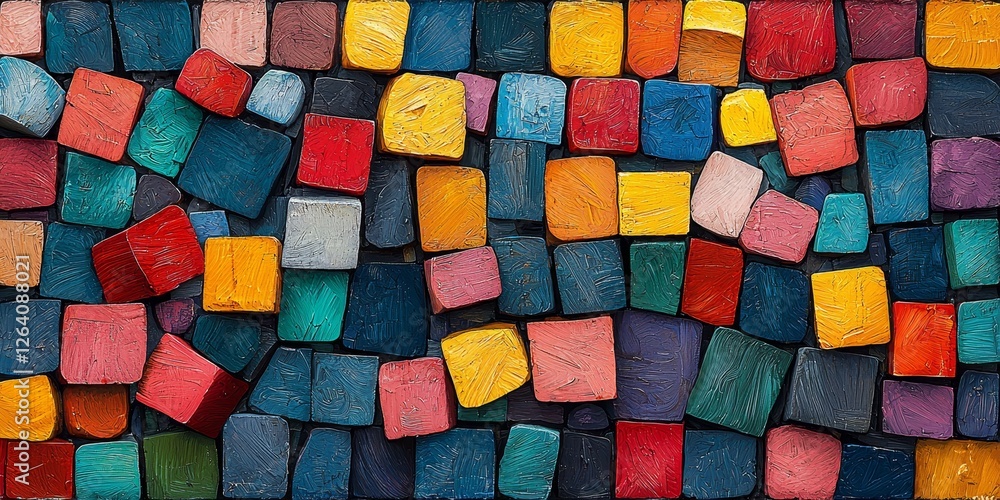 Lively Abstract Toy Block Pattern Conveying Energy and Fun
Lively Abstract Toy Block Pattern Conveying Energy and Fun