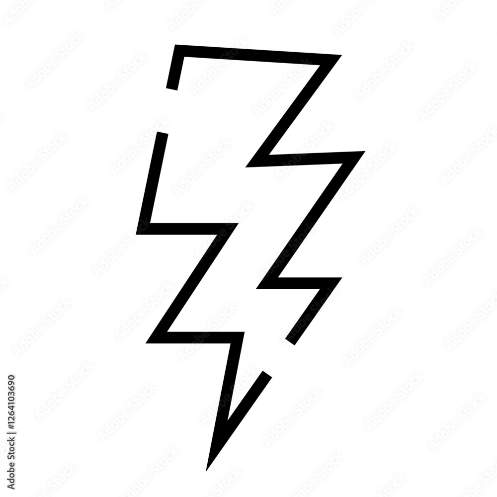 Thunder element icon Thunder element icon