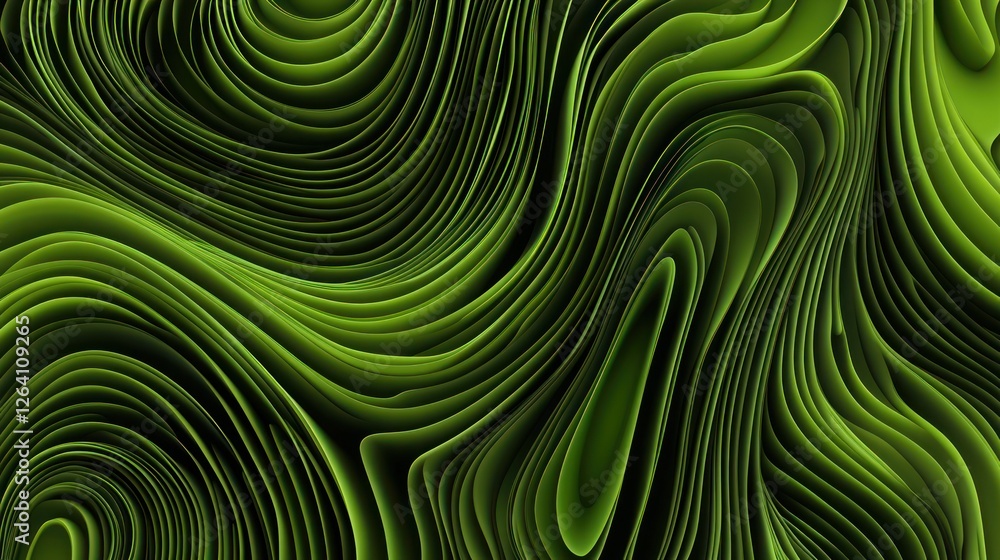 Abstract green swirling lines texture background, digital art, website design Abstract green swirling lines texture background, digital art, website design