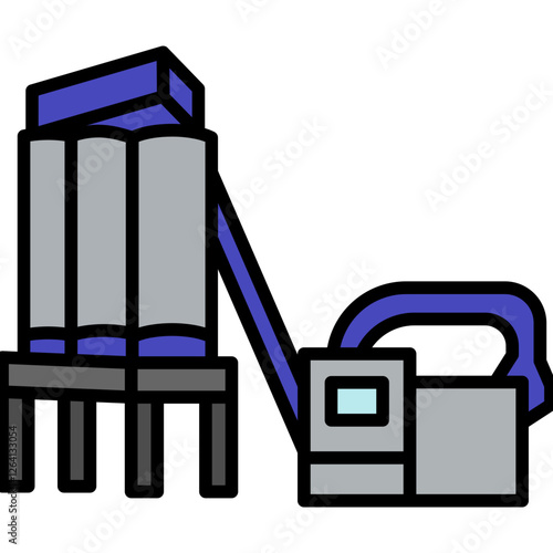 Asphalt Plant Icon