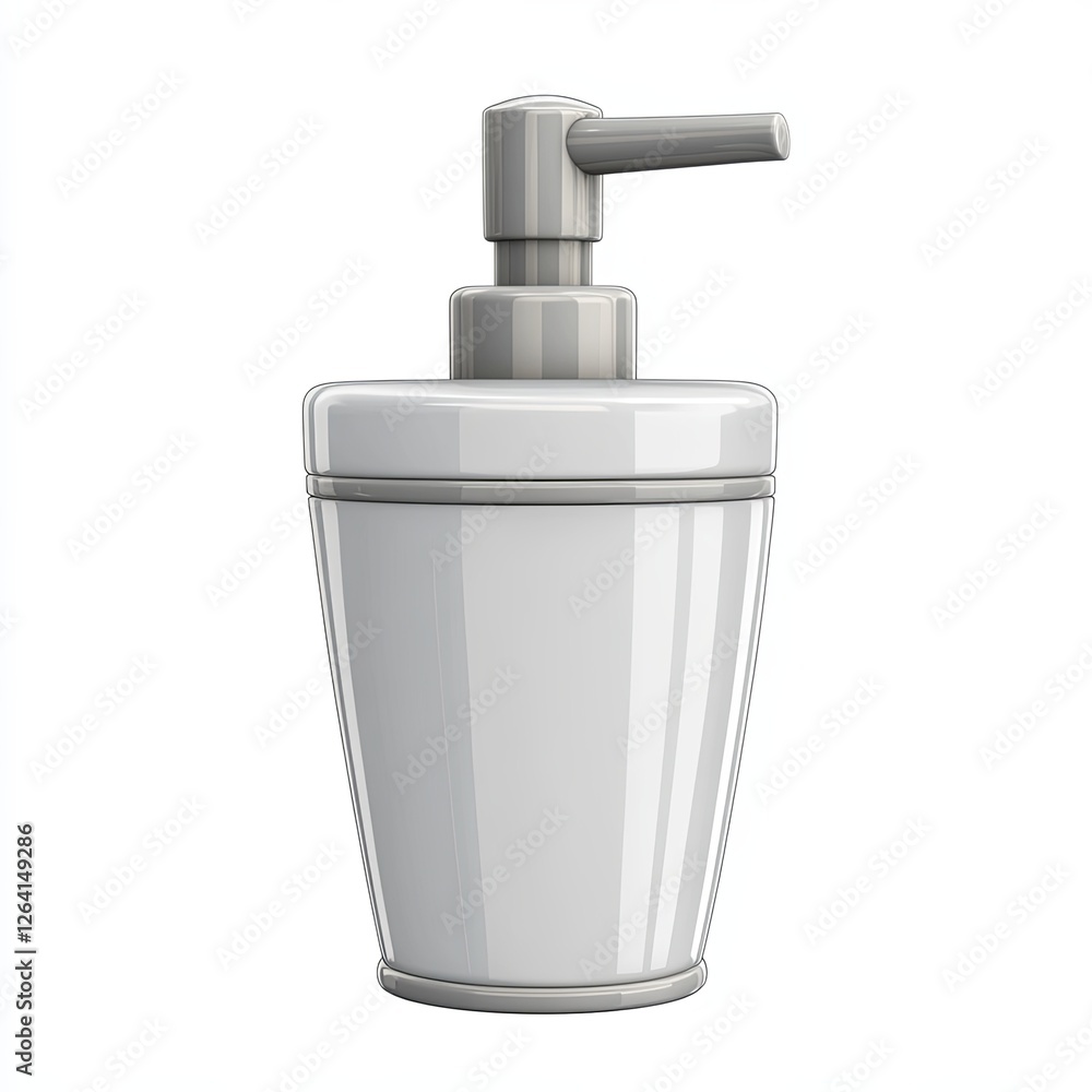 soap dispenser, 3d style imitation, cartoon icon, white background soap dispenser, 3d style imitation, cartoon icon, white background