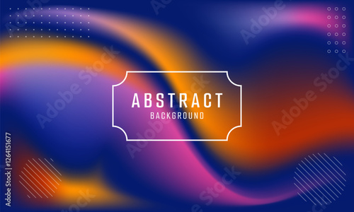 Abstract Swirling Gradient Background Design