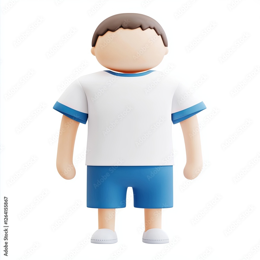 t-shirt, 3d style imitation, cartoon icon, white background t-shirt, 3d style imitation, cartoon icon, white background