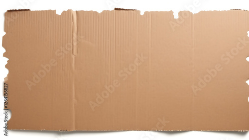 Torn Cardboard Piece Texture Background Image