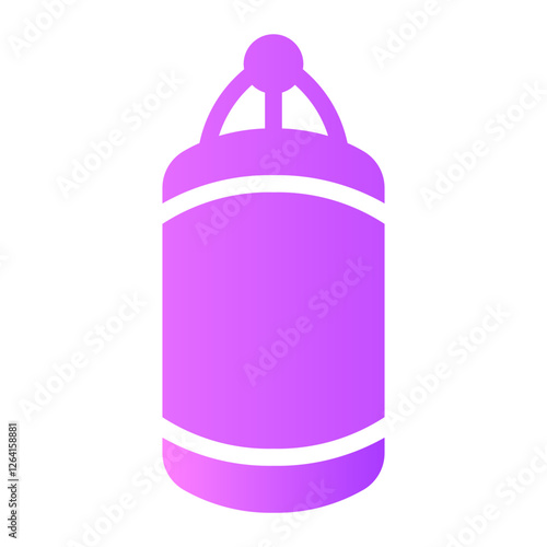 punching bag gradient icon