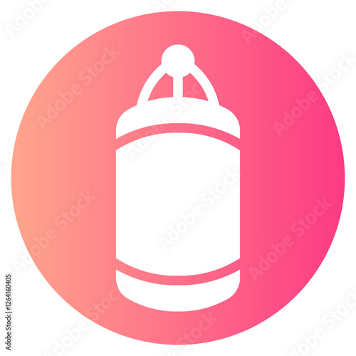punching bag gradient icon