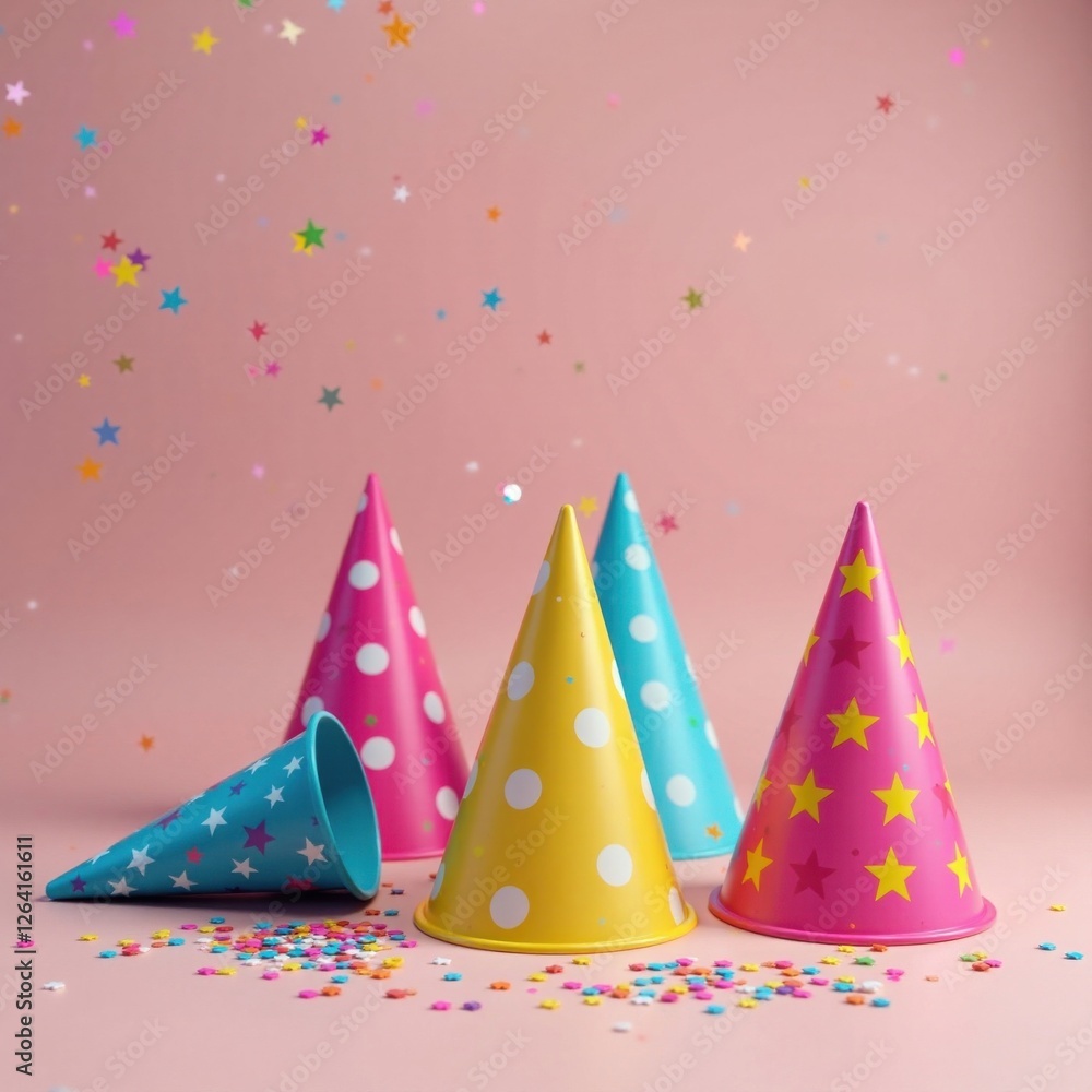 Party hats and noise makers, celebration, sound, hats Party hats and noise makers, celebration, sound, hats