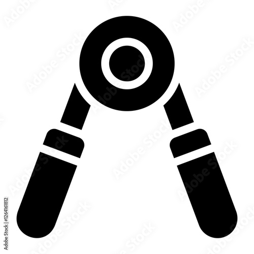 hand grip glyph icon