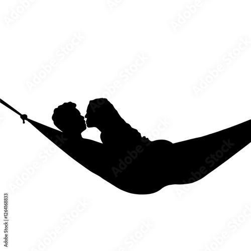 a-couple-is-lying-in-a-hammock--
