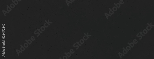 Dark black background, black background with subtle speckled texture, creating a minimalist black background effect. Minimal grainy speckled texture background vector