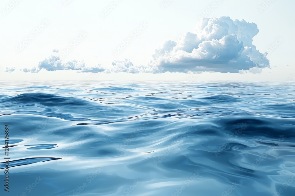 Obraz premium gentle waves dusk